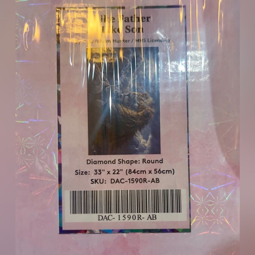 RARE DISCONTINUED Diamond Art Club “Like Father Like Son” – Abraham Hunter New - Picture 2 of 5